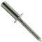 Eisenwaren2000 Rivetto per cieco, 4,8 x 10 mm, con testa piatta, rivetti pop, DIN 7337, ISO 16585, in acciaio inox A2 V2A, antiruggine