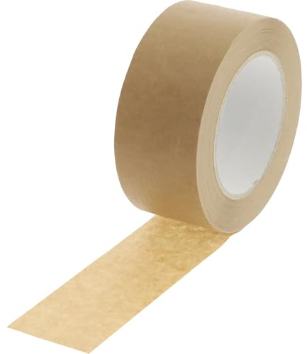 ratioform | Packband aus Papier | braun | Bandbreite 50 mm | 50 m | VE 6 Stk