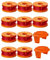 Trimmer Spool Line for Worx WA0010,Edger Spool fits for Worx Trimmer spools Weed Eater String,Weed Wacker Spool Replacement Parts,Trimmer Line Refills 0.065 inch for Electric String Trimmers 10 pack