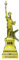 Regun Freiheitsstatue, Statue of Liberty Modell, Tischdekorationsgeschenk, Berühmtes Architektonisches Modell, Verwendet für Möbel, Wohnzimmer, Cafés, Bürodekoration, 15cm