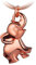 FABACH Porte-clés éléphant Jumbo - Joli porte-bonheur pour femme - Pendentif éléphant pour meilleure amie - Porte-clés éléphant - Cadeau pour les amateurs d'éléphant, Or rose, Taille unique
