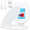 Inter-Sano® UNIVERSAL Toilettendeckel O-Form Oval Weiß WC Sitz mit Montagesatz | Toilettenbrille aus Antibakterielle PP-Material Klodeckel Passt In Jedes Badezimmer Klobrille Toilettensitz Toilet Seat
