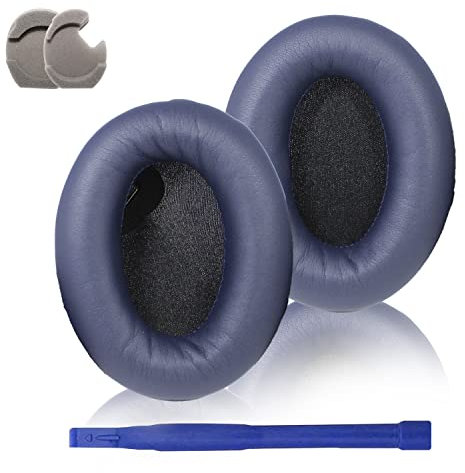 Adhiper WH-1000XM4 Almohadillas para los oídos, compatibles con Sony WH-1000XM4, almohadillas inalámbricas, almohadillas de repuesto, almohadillas para auriculares, piezas de reparación (azul)