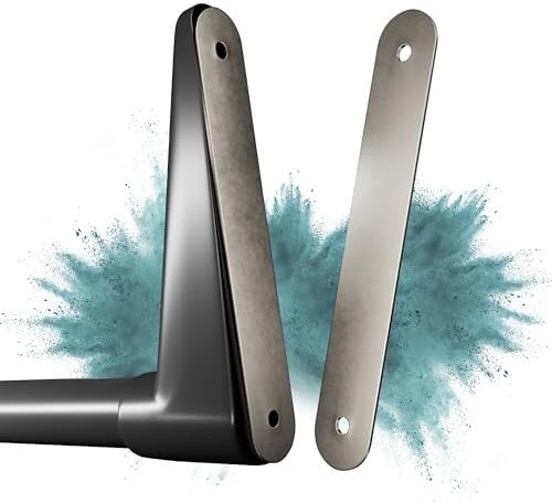 Erica Klebebefestigungen für Duschstange was das Bohren von Löchern in die Fliesen überflüssig Macht, Klebstoff i.Universal und I.Cleaner zum Reinigen der Wand vor der Montage enhalten.