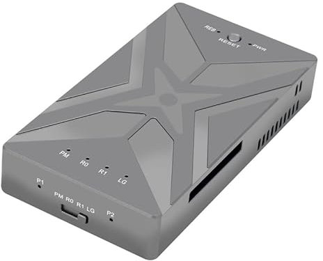 NFHK Dual NVME M.2 NGFF M-Key to USB-C Type-C Raid0 Raid1 JOBD Big Enclosure 20Gbps with Fan Raid0 Hyper Adapter