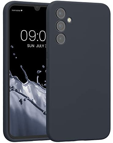 kwmobile Housse Compatible avec Samsung Galaxy A34 5G Coque - Housse de téléphone Protection Souple en TPU Silicone - Myrtille