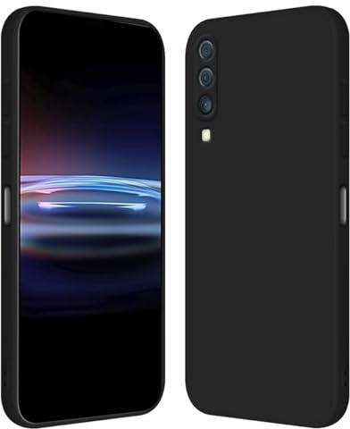 RankOne Coque pour Samsung Galaxy A50 / A50S / A30S (6.4 inches) Étui en Silicone TPU Souple - Noir