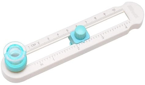 Fukamou Kreisschneider Für Papierhandwerk | Rotationspapierschneider | Verstellbar | Kreise Von 2-20 cm Ausschneiden | Rundschneider Zum Basteln, Scrapbooking Und Mehr