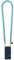 GEMSTRAP Chaîne de téléphone Portable - Collier pour Smartphone - 120cm - Résine Ultra résistante avec mousquetons dorés et Attache téléphone Universelle - Coloris Bleu Mer du Sud Mat - Small