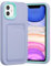 ZCDAYE Hülle für iPhone 11 mit Kartenfach, Weiche Stabile TPU iPhone 11 Handyhülle Case Schutzhülle Handytasche für iPhone 11 (6.1 inches), Lila
