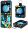 BENTOBEN für Samsung Galaxy Z Flip 5 5G Hülle, Handyhülle Samsung Z Flip 5 Case Leuchten im Dunkeln Slim Dünn Fluoreszenz Schmetterling Muster PC Schale TPU Bumper Kratzfest Schutzhülle Hülle -Blau