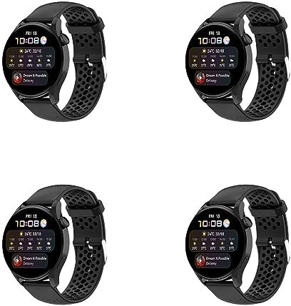 4 pezzi Cinturino Compatibile con Polar Ignite 2 Braccialetti Sport Impermeabile Cinturino di ricambio in silicone per Polar Ignite 2 Smartwatch