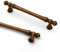 Coinkoly 10 Pack Antique Brass Cabinet Pulls 128MM Hole Centers Kitchen Cabinet Handles Drawer Handles Kitchen Cupboard Handles UK0001