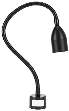 Garosa LED-Arbeitsleuchte 5W - Schwanenhals-Magnetfußlampe mit Lupen für Sehbehinderungen, verstellbare Arbeitsleuchte zum Fräsen, flexibles Hilfsmittel für Präzisionsarbeit