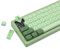Catekro 139 Keys XDA Profile Keycaps 75 Percent, Round Dye- Sub PBT Keycaps 60 Percent Blue Cat Theme Keycaps 60% 75% Set for 60/75/87/96/98/100/104/108 Percent Switches Mechanical Keyboard (Green)