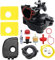 Hippotech 799583 Carburateur de rechange pour Briggs Stratton 593261 595656 591979 591160 Remplace les moteurs de tondeuse à gazon série 09P602 08P502 300E 450E 500E 550EX 600E Series 595660 79957 9