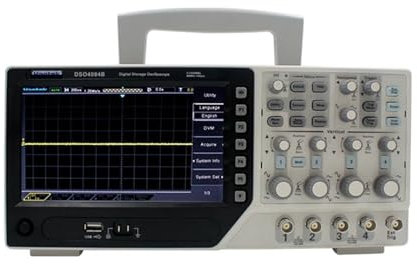 DSO4084B Digital Oscilloscope 4 Channels 80MHz Bandwidth Handheld U+S+B EXT+DVM+auto range function
