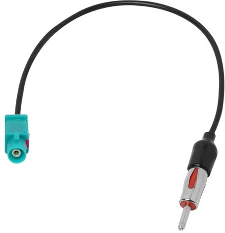EuAcesry Adaptateurs Universels pour Antenne Radio FM AM Stéréo de Voiture, Fakra Z vers Prise DIN pour Véhicule Autoradio Radio Stéréo Unité Récepteur, Antenne Radio FM/AM