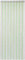 M.J COMFY-LIFE 90cm x 210cm Premium Aluminium Chain Curtain Door Screen for Doorways, Fly Screens Metal Insect Blinds for Pest Control, Privacy & Decoration (Green)
