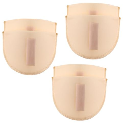 Ptwola 3 Paar Schulterpolster für Damen Herren, Dicke 1,5 cm Eingesetzte Atmungsaktive Schaumstoff Schwammpolster Selbsthaftend Shoulder Pad für Anzüge Blazer Hemden Jacken Mäntel Kleider T-Shirt