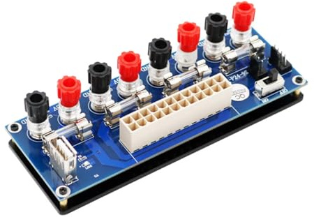 NOLITOY Netzteil-Adapter Für Desktop-pc-gehäuse Mit ATX-transferplatine Bietet Mehrere Stromversorgungen Und Unterschiedliche Spannungen Einfach Anzuschließen Mit Polklemmen Für Stabile Ve