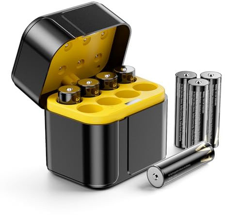 Batteries au lithium rechargeables 8-AA avec chargeur, 1,5 V 3700 mWh haute capacité, batteries rechargeables