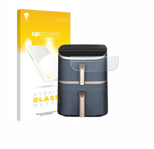 upscreen Schutzglas für Cosori Turbo Tower Pro | Entspiegelnder Displayschutz Made in Germany Matte 9H Schutzfolie Panzer Folie Glas Anti-Reflex Montage-Set Anti-Fingerprint