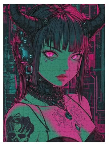 1000pcs(52x38cm) Puzzles Für Erwachsene Female Character Art Denkspiel Für Erwachsene – Wanddeko – Einzigartige Geschenke Für Geburtstag Und Weihnachten 1000pcs(52x38cm)