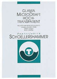 SCHÖLLERSHAMMER Zeichenpapierblock, DIN A4, hochtransparent