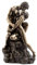 Skulptur die Liebenden frei nach Rodin original Veronese, bronziert