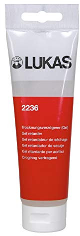 LUKAS Malmittel für die Acrylmalerei - Trocknungsverzögerer (Gel) in 125 ml