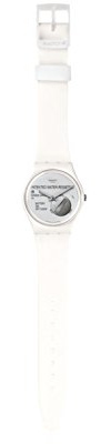 Swatch Unisex-Armbanduhr Analog Quarz Silikon GW170