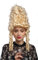 WIG ME UP - 90867-ZA88 Perücke Damen Karneval Fasching Historisch Barock blond lockig Marie Antoinette Pompadour Turmfrisur Beehive