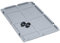 aidB Auflagedeckel Set Eurobox NextGen, 600 x 400, inkl. 4 schwarze Schiebeschnappverschlüsse