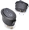 Oiyagai 20 Piezas de Interruptor Basculante de Barco KCD1-115 de 2 Pines SPST, AC 250V/6A 125V/10A (Negro)