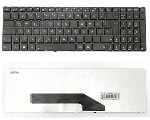 Bucom Keyboard for ASUS K50 K50C K50IN K50AB K50IJ K51 P50 X5DI K70 X5IC X5DC X66IC K70IN Keyboard with Frame