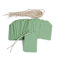 Obling Geschenkanhänger 100 x 4 *7 cm, Womens Day Geschenkanhänger, Hängeetiketten, Papieranhänger mit String für Geschenk, DIY Deko, Hochzeit Geschenke, Gepäck, Geschenke, Preise(Grün)