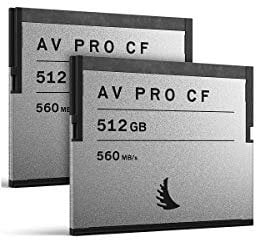 Angelbird 512GB AV Pro CF SATA III CFast 2.0 Memory Card, 2 Pack