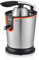 HAEGER PRO JUICE - Exprimidor de Cítricos 160W, cuerpo y brazo en inox, sistema anti-goteo, colador de pulpa en inox, 2 conos de presión