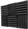 JBER 6 Pack Charcoal Acoustic Sound Foam Panels, 5 X 30 X 30 cm/2 X 12 X 12 Studio Foam Wall, Fireproof Soundproof Wall Padding for Sound Insulation Treatment