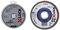 Bosch X-Lock Trennscheibe Standard for Inox, W A 60 T BF, Ø 125 mm, gerade+gerade Fächerschleifscheibe Best (für Metall, X-LOCK, X571, Ø125 mm, Körnung K80, BohrungsØ 22,23mm)