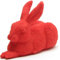 Duckshop I Quietsche-Hase rot I L: 13 cm