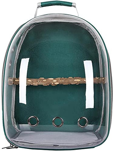 Eeneme Transporttasche Papageien, Reiserucksack, Raumkapseltasche, transparenter Rucksack, atmungsaktiv