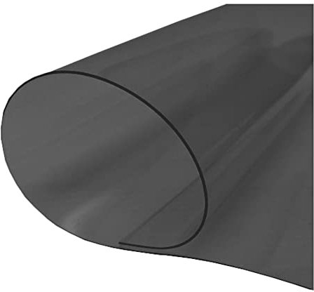 Neoxxim 9.39€/m2 PVC Folie Schwarz getönt 50x123cm breit transparent Fensterfolie Plane