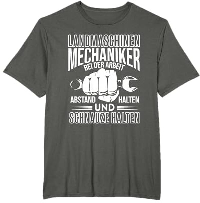 Landmaschinenmechaniker Bei Der Arbeit Traktor-Mechaniker T-Shirt