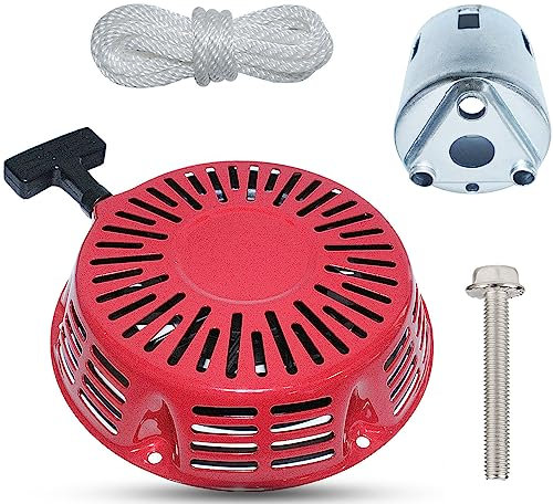 Avviamento a Strappo per Honda GX390 GX340 e 11CV 13CV 18CV 20CV Motore, ADEFOL Avviatore Manuale + Corda e Coppa di Avviamento Parti di Ricambio Durevole Recoil Starter Accessori