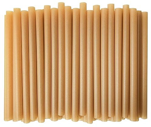SHAUMN 1,2 cm breite, biologisch abbaubare Zuckerrohr-Strohhalme, 100 Stück, Einweg-Trinkhalme, kompostierbar, umweltfreundlich, Jumbo-Trinkhalme für Milchsake, Bubble Tea, 21,6 cm,