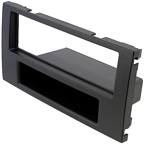 AERZETIX - C24504 - Cadre/façade/Adaptateur 1 DIN pour autoradio de Voiture - en Plastique - Compatible avec Ford Fiesta 2006+, Focus MK2 2006+, Fusion 2006+, S-Max (WA6) 2006+