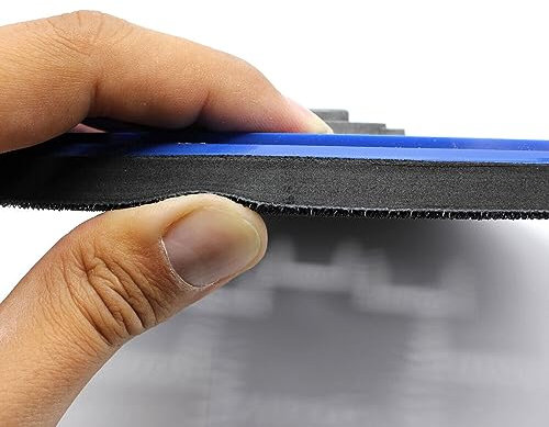 Schleifteller Kletteller 225mm Gewinde M14 Trockenbauschleifer Langhalsschleifer Wand und Deckenschleifer für Scheppach DS200 DS210 DS900 DS920 DS930 (Moosgummi - mittelhart)