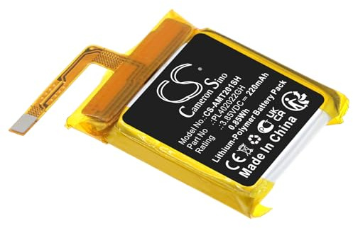 TCTK Akku 220mAh Kompatibel mit [Amazfit] A2010, GTS 2 Mini Ersetzt PL402022GH